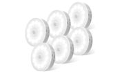 6 Motion Sensor Lights Indoor Cool White (Magnetic / USB Charging)