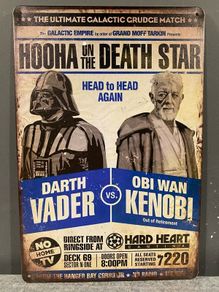 Star wars Tin Metal Sign