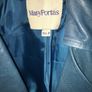 AS NEW - Mary Portas Aqua Marine soft genuine leather jacket Image 8