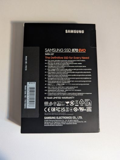 Samsung 870 Evo Ssd 1tb