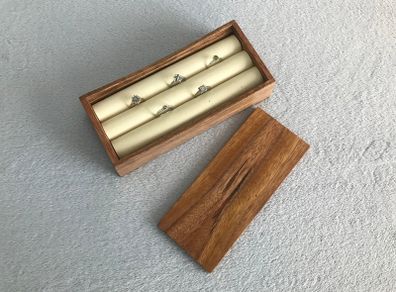 Ring storage box - Mahogany