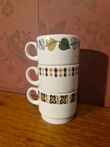 vintage arklow pottery teacups