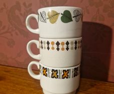 vintage arklow pottery teacups