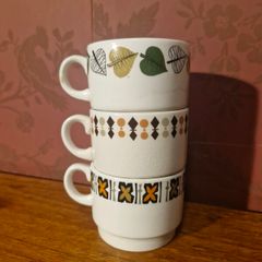 vintage arklow pottery teacups