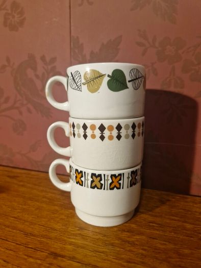 vintage arklow pottery teacups