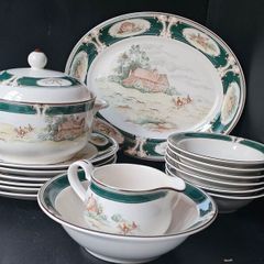 Arklow Keltcraft Noritake "Pursuit"  Dinner Set