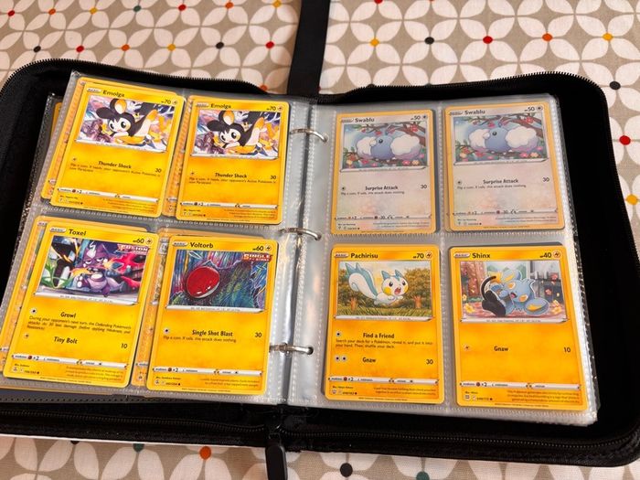 Pokemon folder and cards