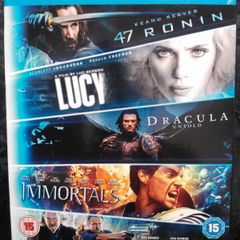 5 Movie Blu-ray Boxset New And Sealed Lucy 47 Ronin Ripd Immortals Dracula Untold