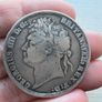 Great Britain 1821 King George IIII Silver Crown Coin Image 8