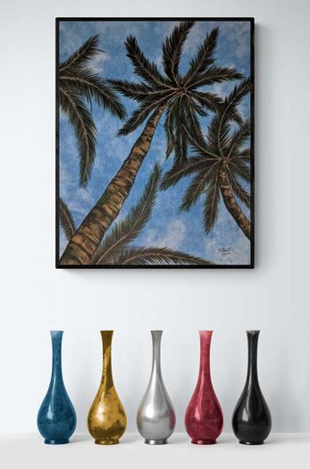 Original hand paint picture, painting by Strzala