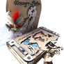 Unique Wooden Wedding Gift Set Personalised Card and Money Box Handmade Image 5