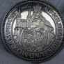 Kempten Silver Proof Medal 1964 Hildegard Obverse Thaler 1623 Beautiful rainbow Image 2