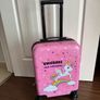 Weewooday Kids Luggage and Backpack 18" Suitcase with Spinner Wheel Hard Case Travel 13" Backpack Girl Suitcase Set for Kids Travel Supplies Image 4