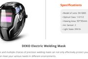 Auto Darkening Skull Solar Adjustable Range MIG MMA Electric Welding Mask Helmet