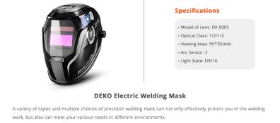 Auto Darkening Skull Solar Adjustable Range MIG MMA Electric Welding Mask Helmet