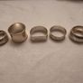 Antique sterling silver napkin rings Image 7