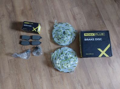 Ridex Plus Brake discs & pads kit (Fiat, Opel, Vauxhall, Lancia, Citroen, Peugeot, Abarth, Alfa Romeo)
