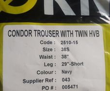 work trousers