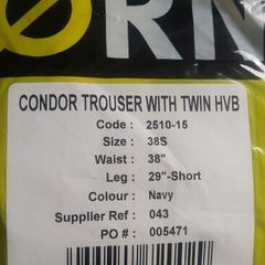 work trousers