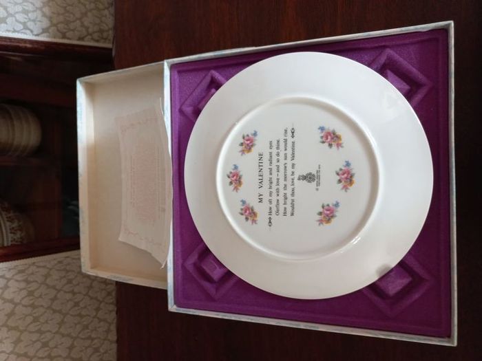 Valentines Present Vintage Royal Doulton St. Valentine Plates