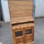 Modern Pine Drinks Cabinet Image 3