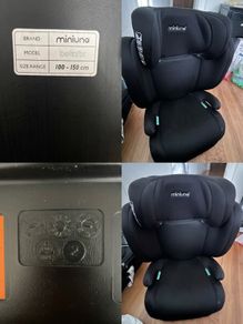 Miniuno Betafix high back booster seat