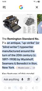 Antique typewriter