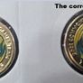 Australia 2 dollar coloured coin 2022 Commonwealth Games full set 3 coins - Dollar "A and U " - ERROR Coin Image 3