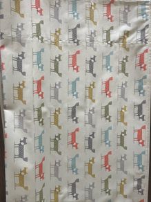 Colourful Roman blind for child's bedroom
