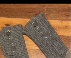 Ugg Grey Knitted Boots - 38 - 5.5