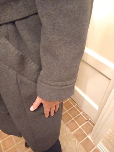 Gerard Darel Grey 3/4 Length Coat.