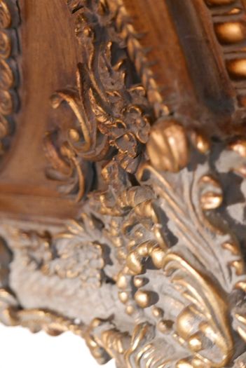 Vintage Ornate Gold Framed Mirror , Big ,Heavy and Thick 45" x 35" (Thickness 4")