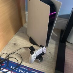 PS5 with disk & charger