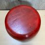 Vintage Chinese Red Lacquer Wood Rice Basket Food Carrier Bowl Image 2