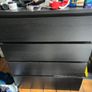 Ikea Malm four drawers - black, excellent Image 2