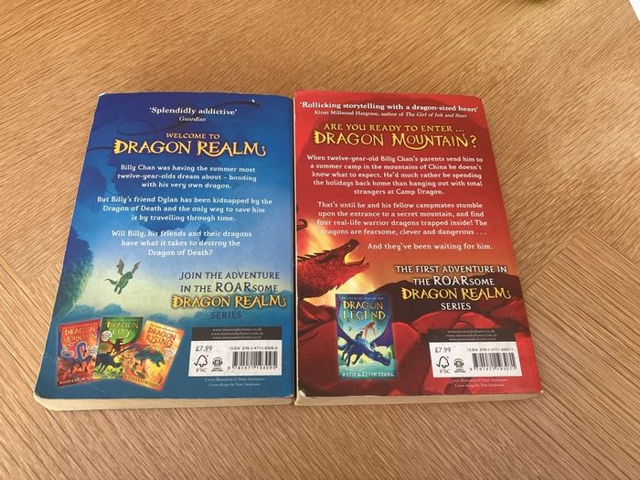 Dragon Mountain book 1 and 2