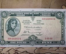 1 Pound Lady Lavery 2/10/69