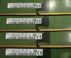 Sk Hynix 4GB 1Rx16 PC4 - 2400T - UCO - 11, 8x Ram sticks