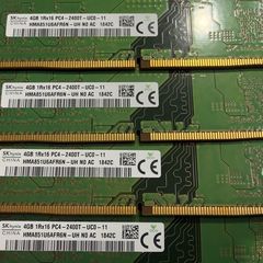 Sk Hynix 4GB 1Rx16 PC4 - 2400T - UCO - 11, 8x Ram sticks