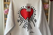 sweatshirt Bnwt Keith Haring collaboration with primark 10/12 oversized