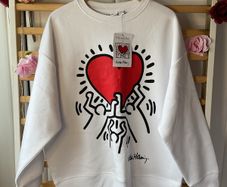 sweatshirt Bnwt Keith Haring collaboration with primark 10/12 oversized