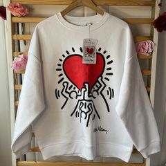 sweatshirt Bnwt Keith Haring collaboration with primark 10/12 oversized