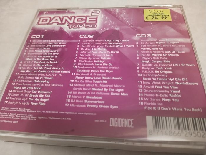 Dance Top 50 3Cd Boxset
