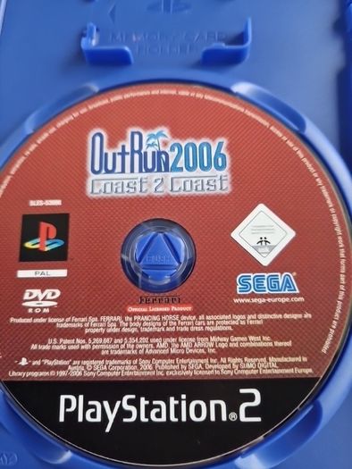 Outrun 2006 Coast 2 Coast Ferrari Official Product PlayStation2 Ps2 Games Original