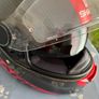 Stunning! Shark Spartan Carbon Helmet Red/Black Size L Image 7