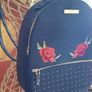 Dune of London 'Studs &Roses' Backpack, Black, Never Used Image 3
