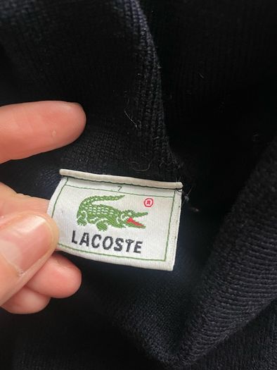 Lacoste wool high neck jumper  Size M-L