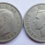 1948 George VI Half Crown Coins Image 2