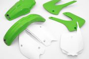 Ufo 5 Piece Motocross Plastic Kit Kawasaki Kx 85 01-09 Kx 85 11-12