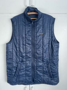 Vintage Barbour early 1990s trapper padded gilet Made in England